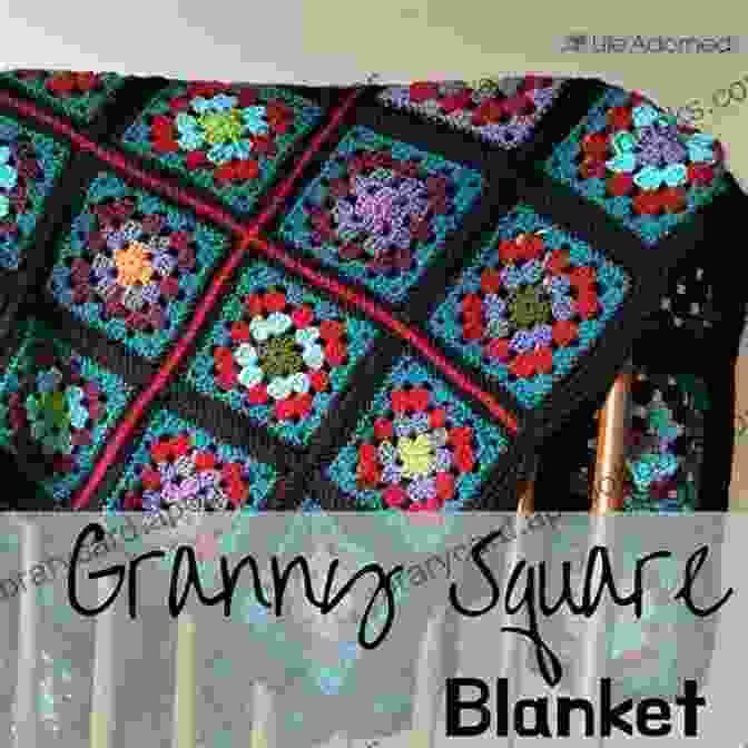 A Crocheted Blanket Adorned With Colorful Granny Squares Easy 3D Granny Square Ideas: Simple 3D Granny Square Patterns Step By Step