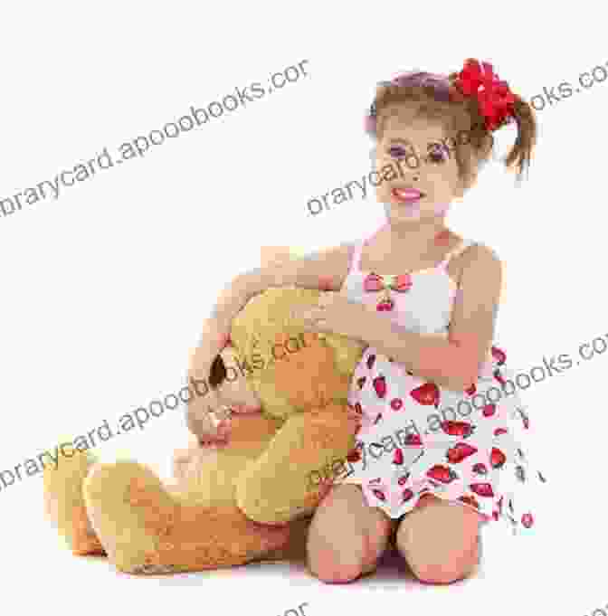 A Little Girl Playing With A Handmade Teddy Bear, Surrounded By Colorful Fabrics And Sewing Supplies. 50 Fat Quarter Toys: Easy Toy Sewing Patterns From Your Fabric Stash