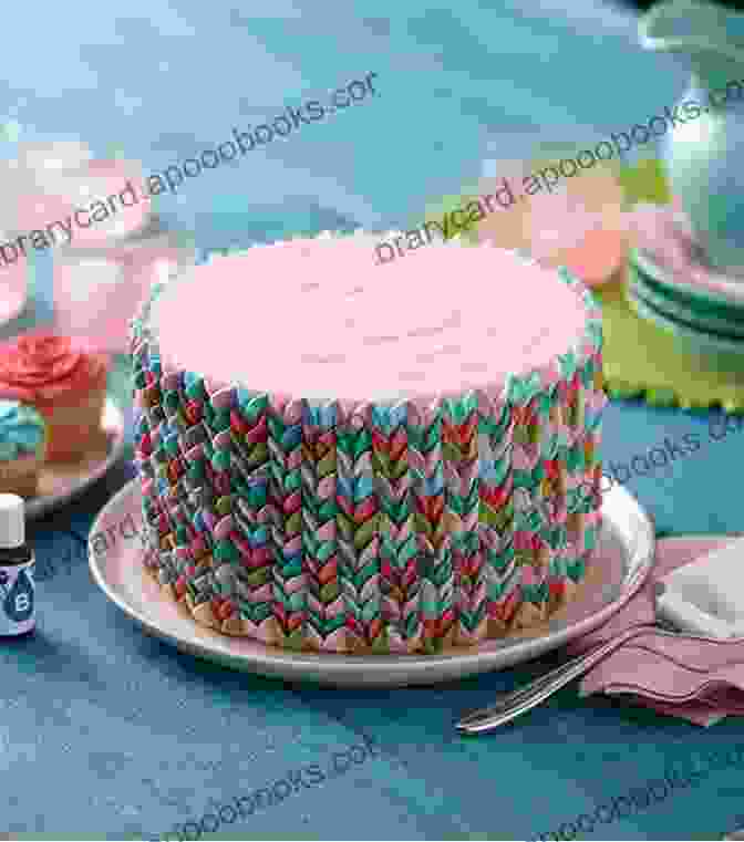 A Mouthwatering Knitted Cake Adorned With Vibrant Frosting And Delicate Sprinkles. Twenty To Make: Knitted Cakes