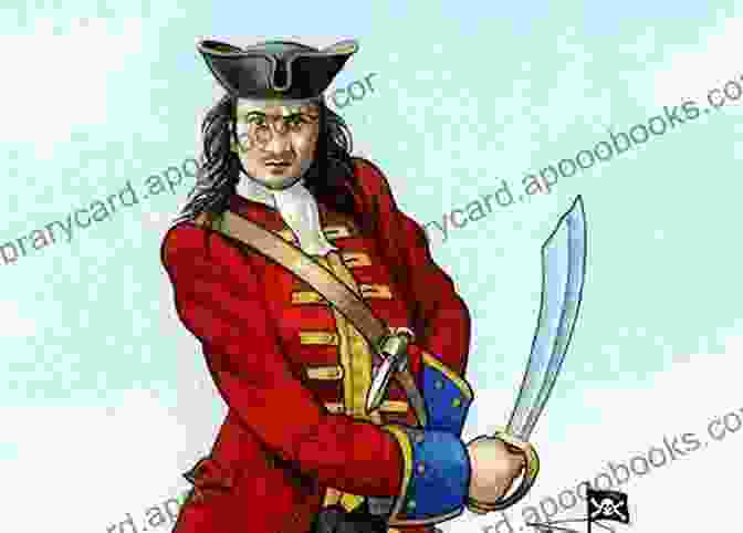 A Painting Of Calico Jack Rackham, A Pirate With Flamboyant Attire And A Distinctive Mustache. A General History Of The Pyrates (Annotated)