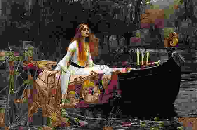 A Serene Painting Depicting The Lady Of Shalott Gazing Out From Her Enchanted Tower The Early Poems Of Alfred Lord Tennyson Volume I: More Things Are Wrought By Prayer Than This World Dreams Of