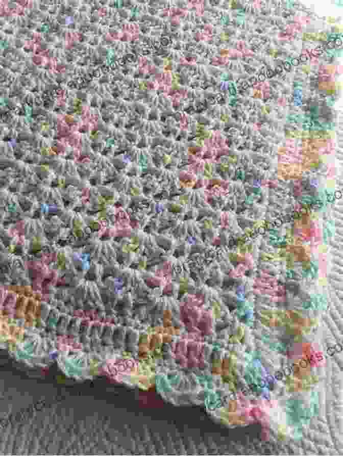 A Soft And Cozy Crochet Baby Blanket In Pastel Colors Quick Easy Baby Blankets: 6 Crochet Patterns With Step By Step Photos (Tiger Road Crafts)