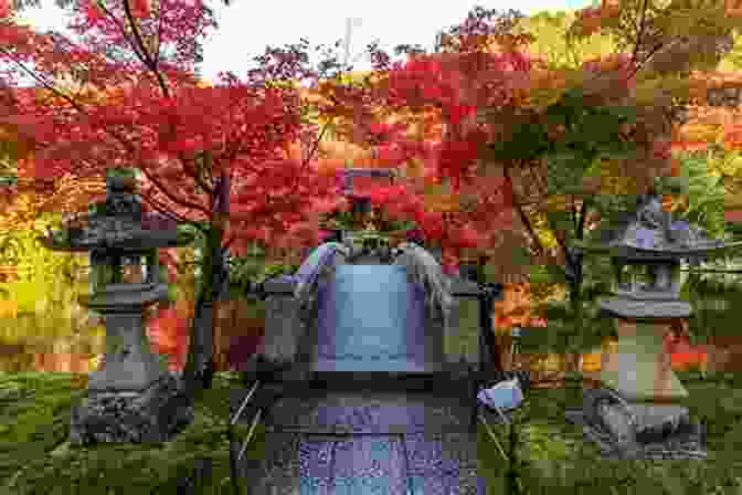 A Temple Surrounded By Trees With Vibrant Autumn Foliage In Kyoto Strolling Around Kyoto: Travel Beautiful 4 Seasons Of Kyoto Japan