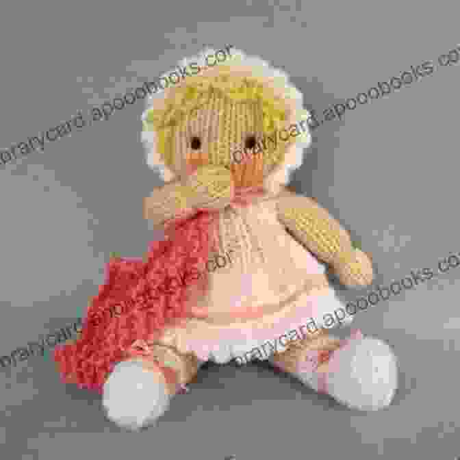 Baby Doll Knit Pattern Cover Featuring An Adorable Knitted Baby Doll Baby Doll Knit Pattern Amy Gaines