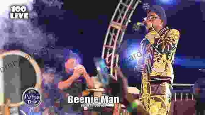 Beenie Man Performing On Stage, With Crowd Cheering And Lights Flashing. Dancehall Hit List Volume 2: A List Of The 30 Hottest Underground Dancehall Hits To Ever Touch Road DJs Sound Systems Fans Of Dancehall And Hollywood Producers Take Note