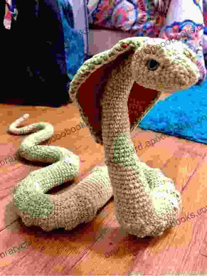 Collection Of Crocheted Snakes In Vibrant Hues And Textures Snakes : 9 Crochet Patterns (Tiger Road Crafts)