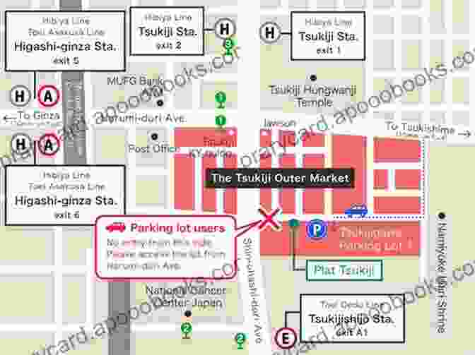 Detailed Map Of Tsukiji Market With Highlighted Areas Offbeat Tsukiji Market Guide Ken Chan