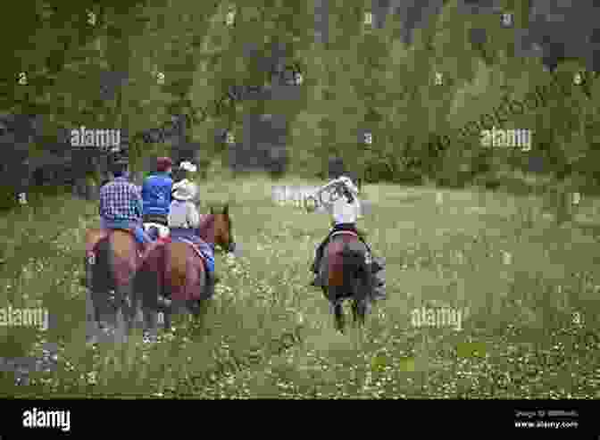 Hannah And Lightning Riding Through A Meadow Hannah S Special Friend (Hannah Out West 4)