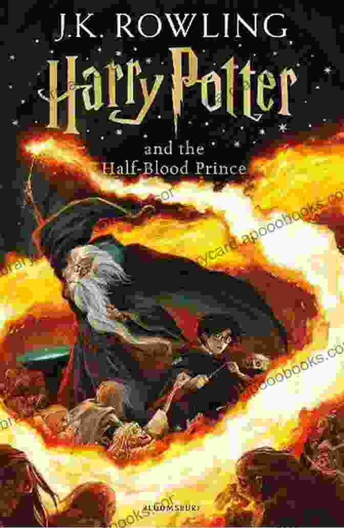 Harry Potter And The Half Blood Prince Book Cover With Harry Potter And Severus Snape In The Background Harry Potter And The Half Blood Prince