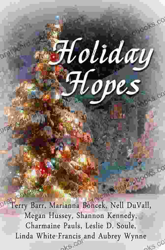 Holiday Hopes Book Cover Featuring A Snow Covered Bridge And Christmas Lights Holiday Hopes Judith Keim