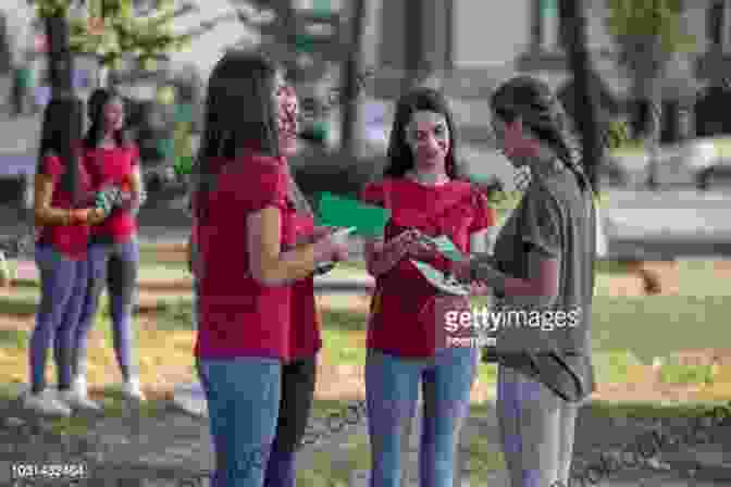 Ideological Group Handing Out Flyers Outside A School The Language Police: How Pressure Groups Restrict What Students Learn