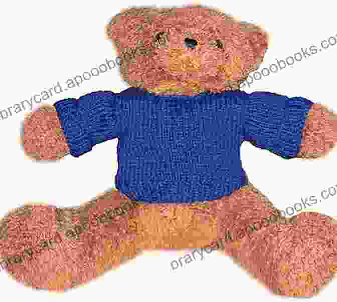 Image Of A Knitted Teddy Bear Wearing A Striped Sweater Easy Knitted Bears: Knitting Patterns For Bears And Outfits