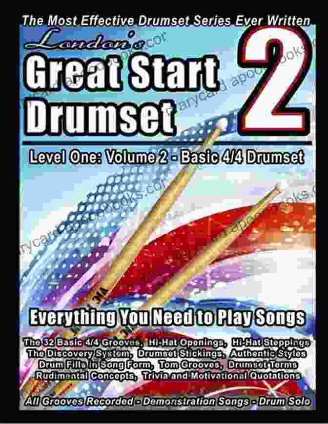 Image Showing The Different Components Of The London Great Start Drumset London S Great Strart Drumset Volume Nine: Progressive 7/8 Drumset: Everything You Need To Play Songs (London S Great Start Drumset 9)