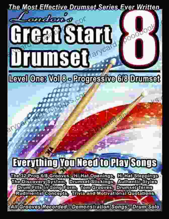 London Great Start Drumset Volume Eight Book Cover London S Great Start Drumset Volume Eight: Progressive 6/8 Drumset: Everything You Need To Play Songs