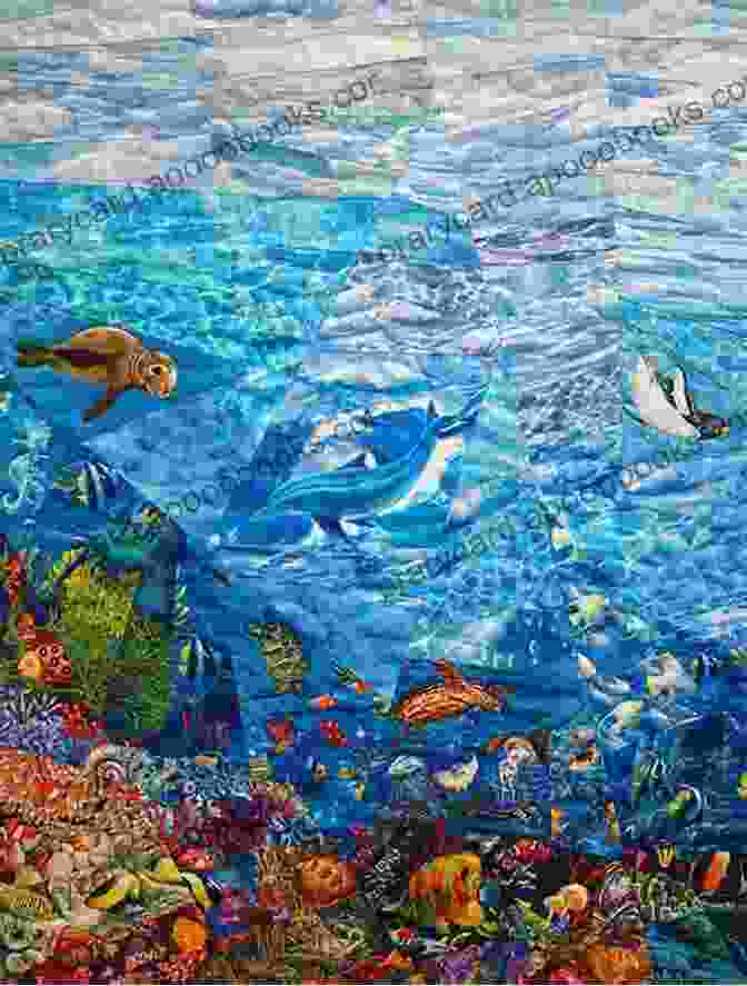 Panorama Of A Large Pictorial Art Quilt Portraying A Vibrant Underwater Scene Pictorial Art Quilt Guidebook: Secrets To Capturing Your Photos In Fabric