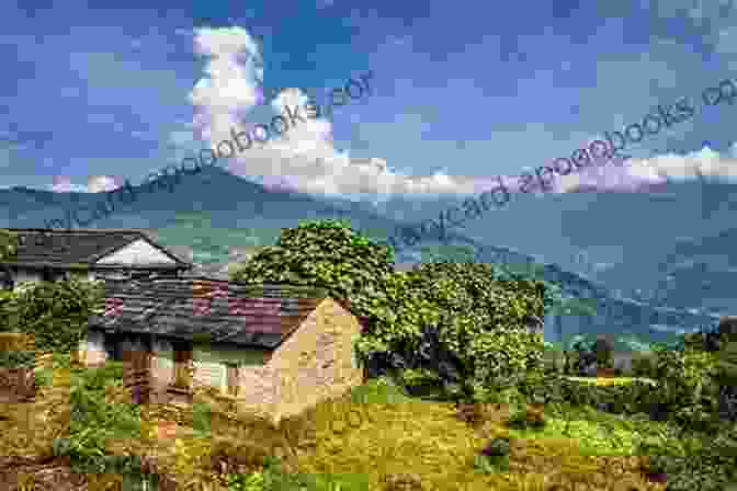 Panoramic View Of A Mountain Village In Nepal, With Traditional Houses And Terraced Fields. Nepal: A Photobook Shreeharsh Ambli