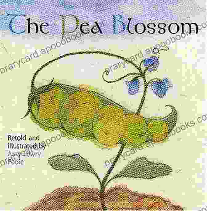 Pea Blossom Amy Lowry Book Cover Featuring A Young Woman In A Flowing Dress Amidst A Blooming Meadow Pea Blossom Amy Lowry