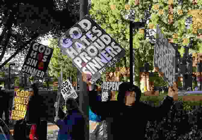 Religious Group Protesting Outside A School The Language Police: How Pressure Groups Restrict What Students Learn