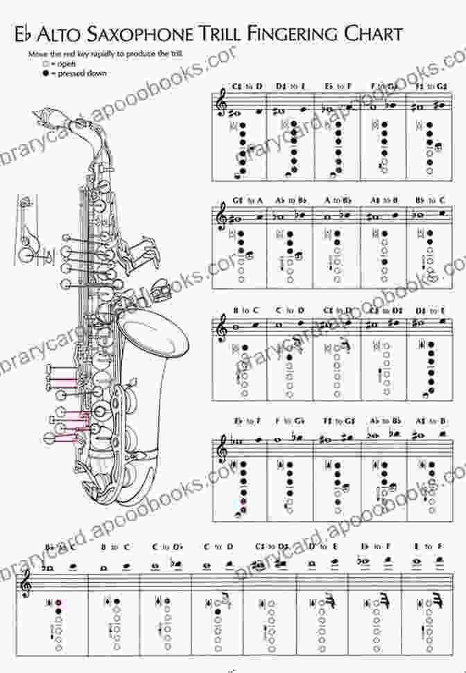 Saxophone Scales And Fingering Charts Tips And Tricks Of Playing Beautiful Music Using A Saxophone: Improve Your Sound