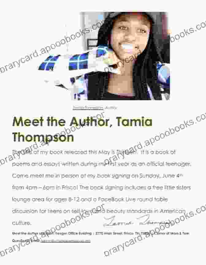 Tamia Thompson's Journey Inspires And Empowers Young People From All Walks Of Life. Her Story Teaches The Importance Of Embracing One's Identity, Pursuing One's Dreams, And Making A Positive Impact On The World. Thirteen Tamia Thompson