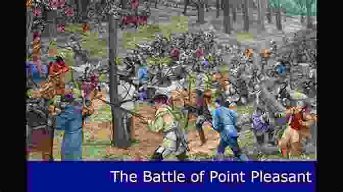 The Battle Of Point Pleasant, A Pivotal Clash Between British And Native American Forces, Unfolds In The Ohio River Valley. The Forks Of The Ohio