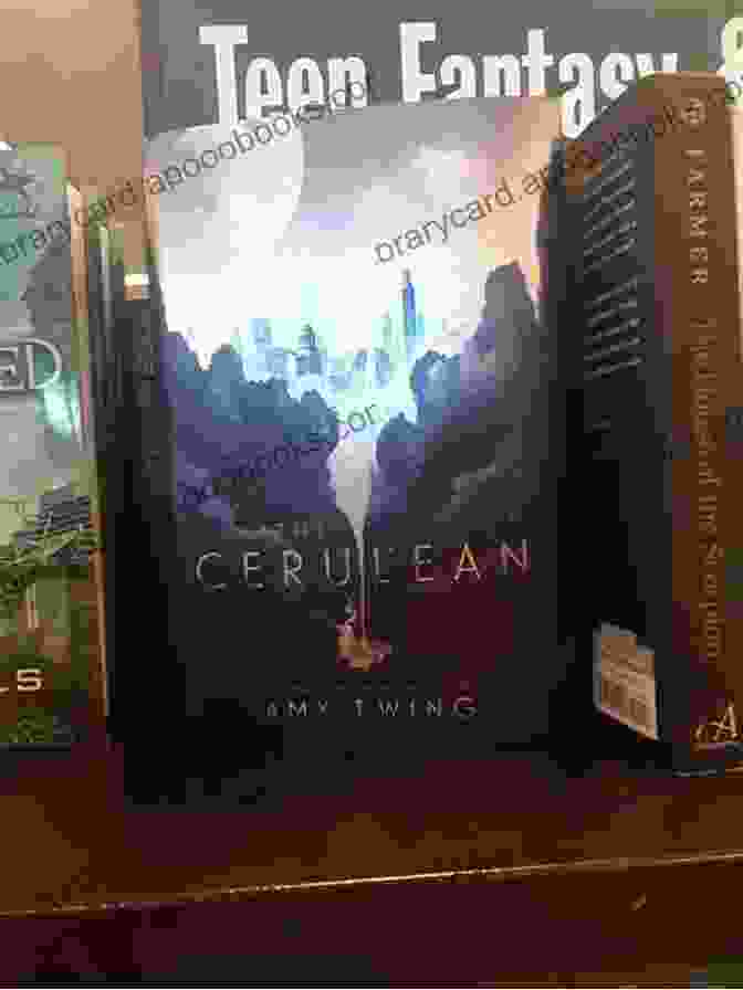 The Cover Of 'The Cerulean' By Amy Ewing, Featuring A Young Woman Sitting On A Throne In A Dream Like Setting The Cerulean Amy Ewing