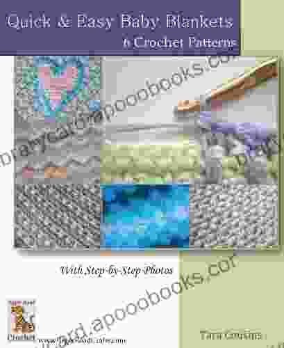 Quick Easy Baby Blankets: 6 Crochet Patterns With Step By Step Photos (Tiger Road Crafts)