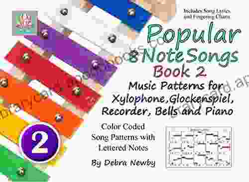 Popular 8 Note Songs 2: Music Patterns for Xylophone Glockenspiel Recorder Bells and Piano